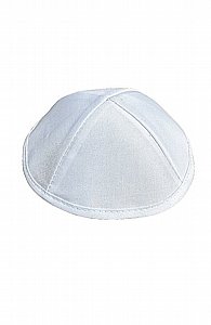 כיפה בד לבן כיפה בד לבן