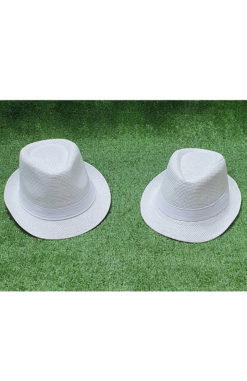 כובע אלגנט לבן מבוגר/ ילד